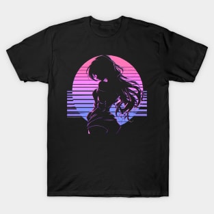 Vintage Retro Style Anime Woman T-Shirt